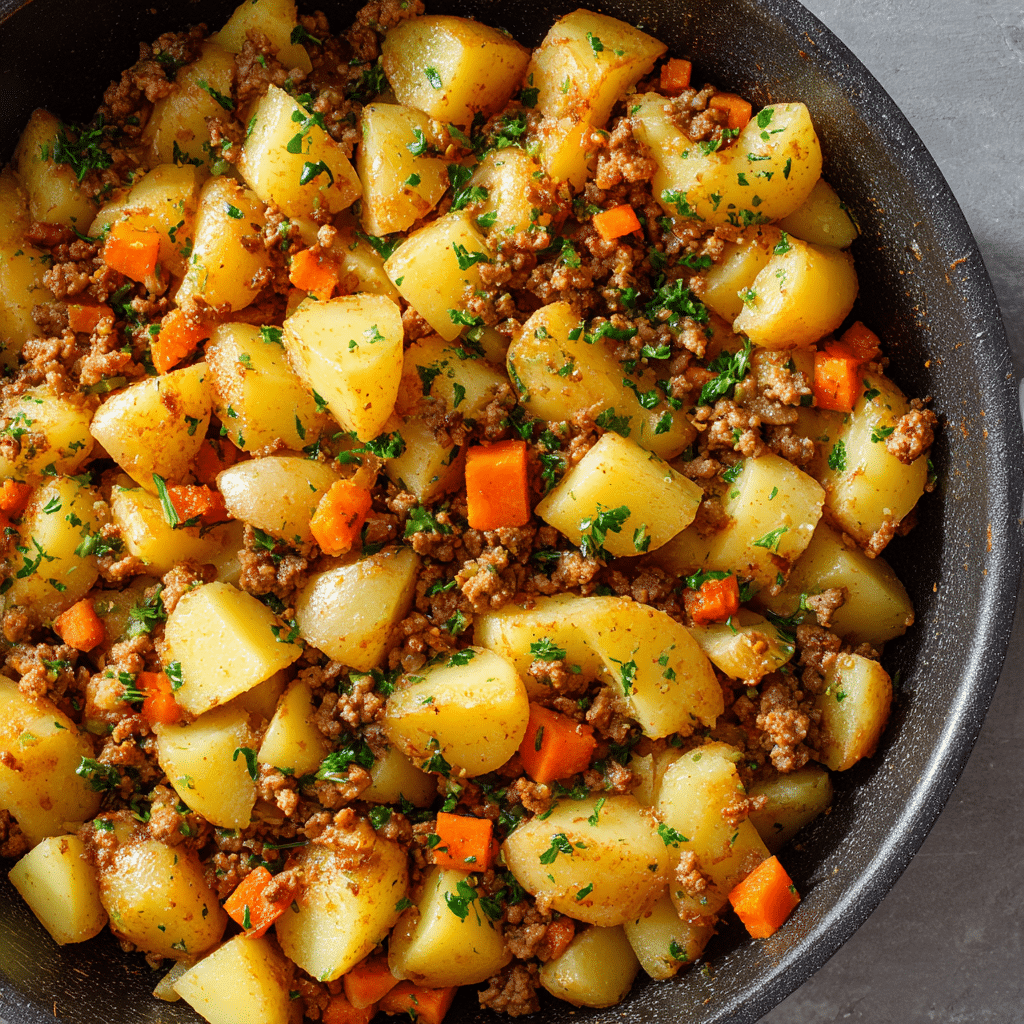 Ground Beef and Potatoes Recipe - Recipe Image