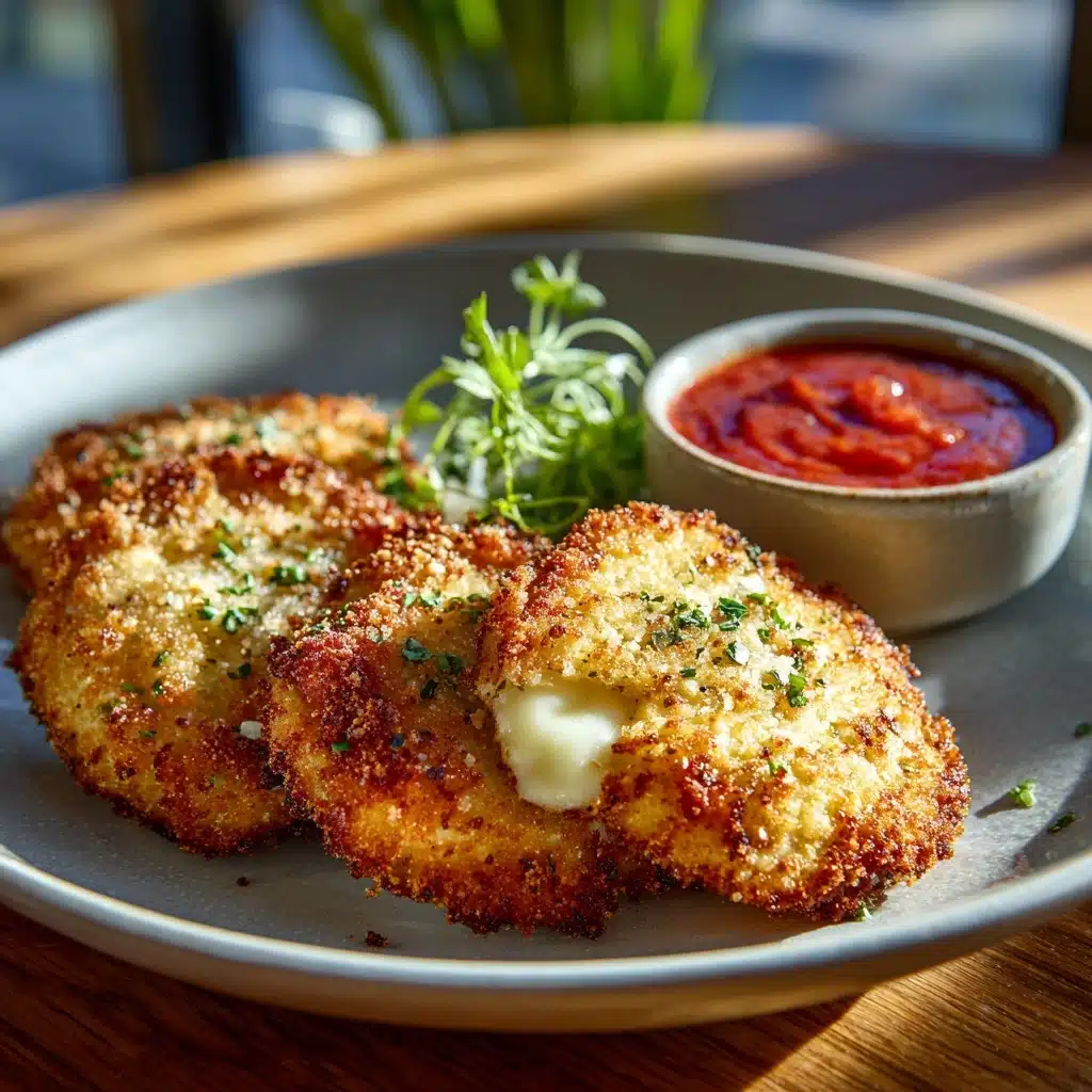 Blackstone Fried Mozzarella Recipe - Recipe Image
