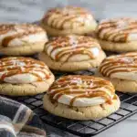 Copycat Crumbl Salted Caramel Cheesecake Cookie Recipe