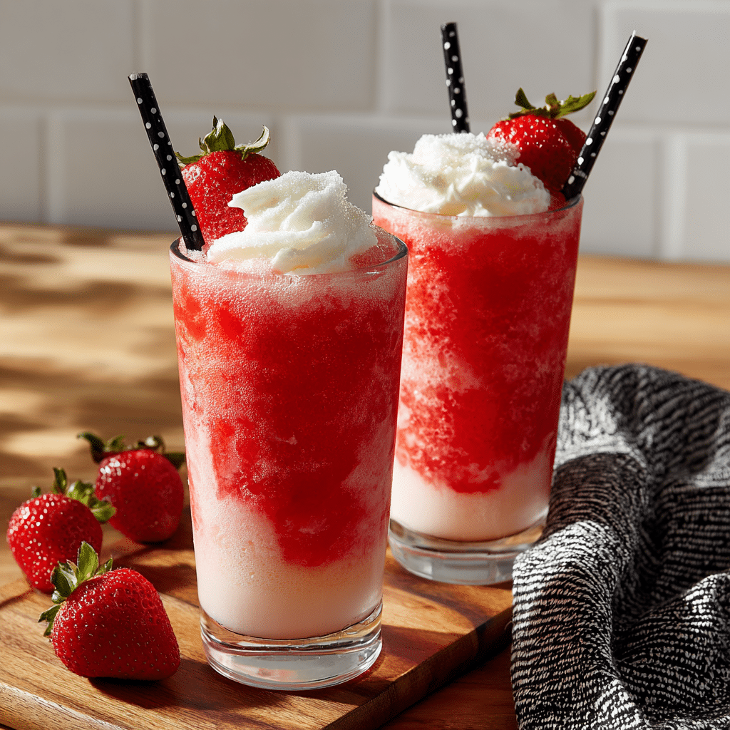 Dirty Strawberry Soda Recipe - Recipe Image