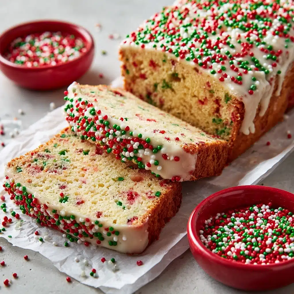 Christmas Sprinkle Buttermilk Bread Recipe - Recipe Image