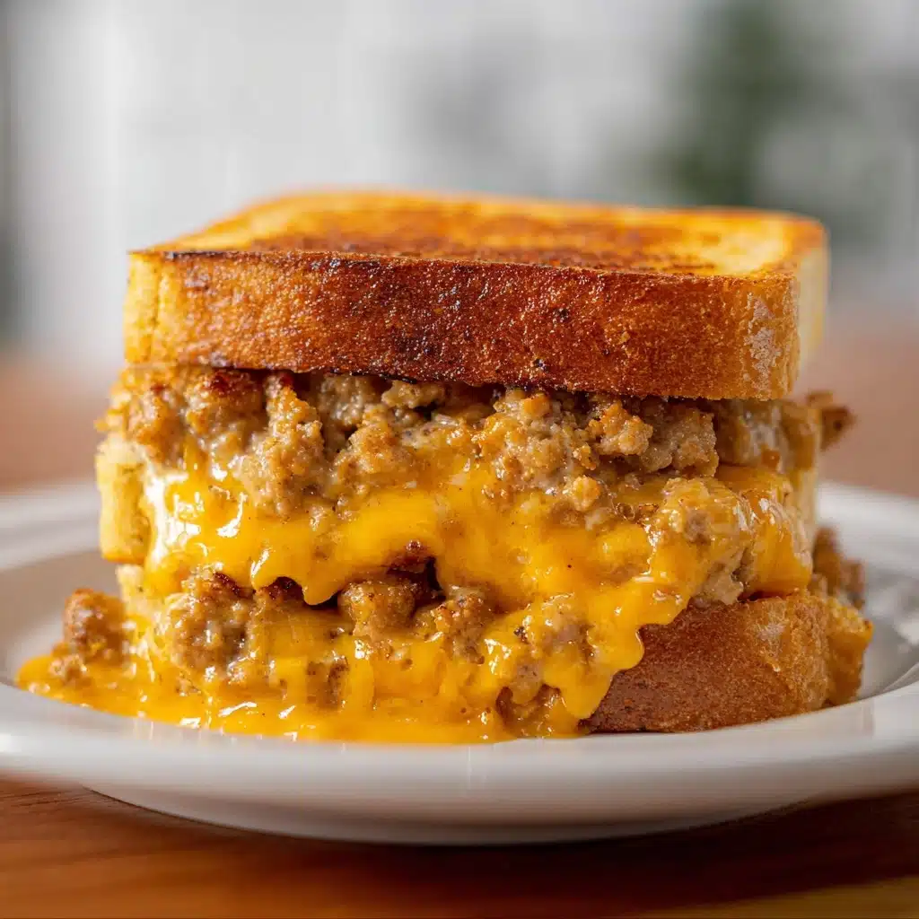 Grilled Cheese Sausage and Egg Breakfast Casserole Recipe - Recipe Image
