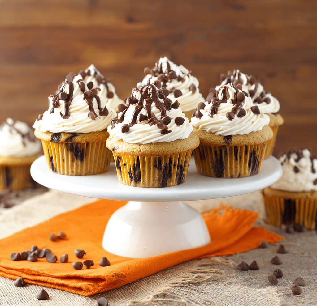 Pumpkin Chocolate Chip Cupcakes Recipe