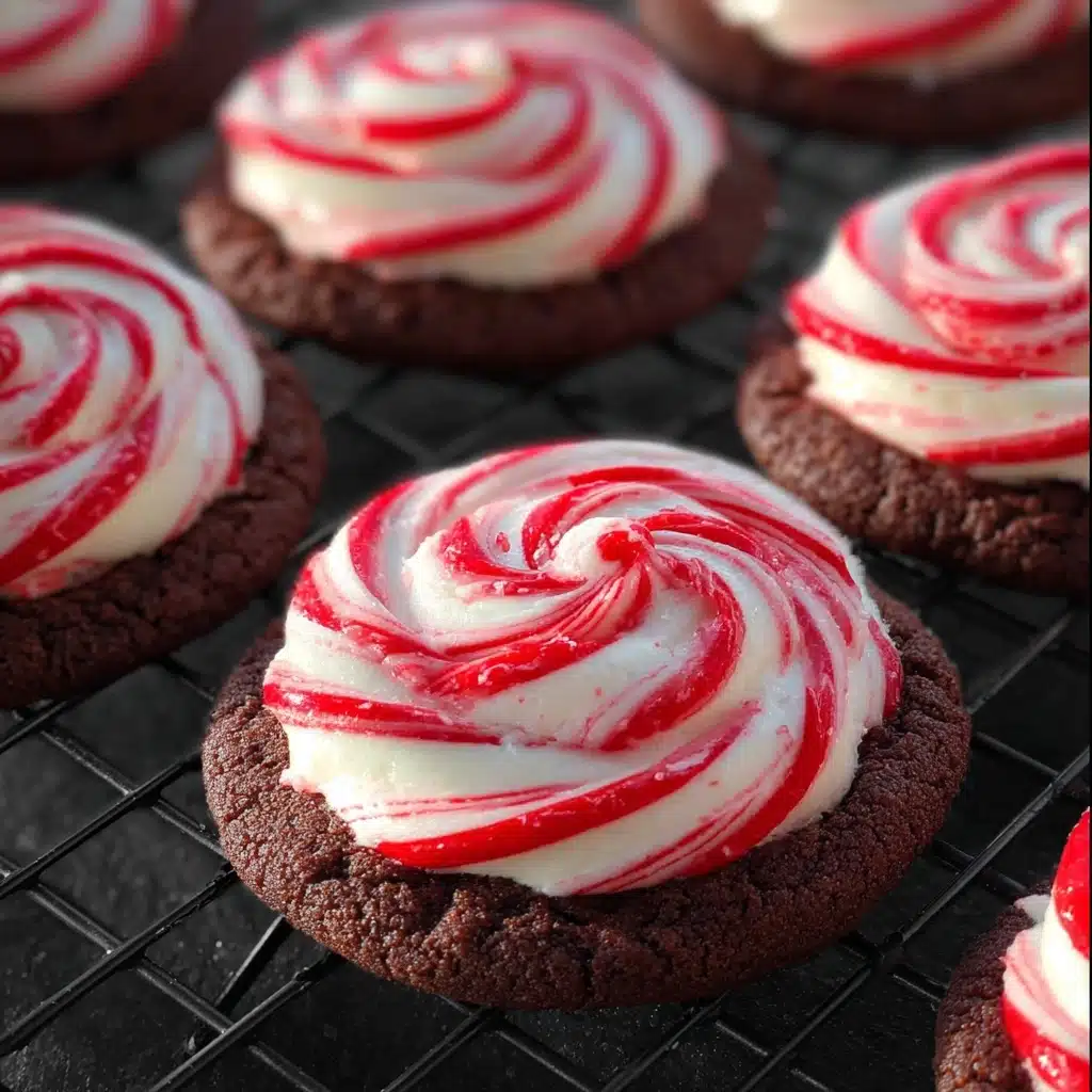 Peppermint Chocolate Cookies Recipe - Recipe Image