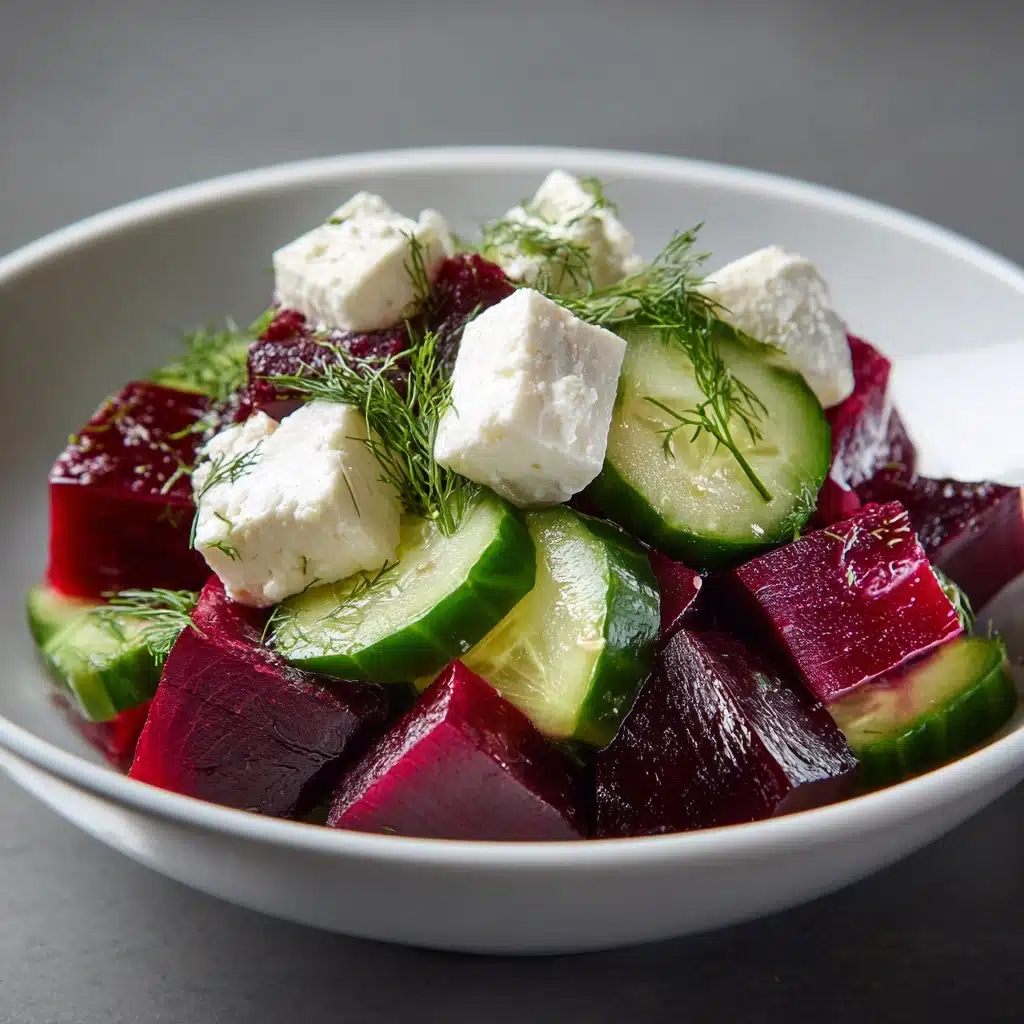 Beet Salad with Feta, Cucumbers, and Dill Recipe - Recipe Image