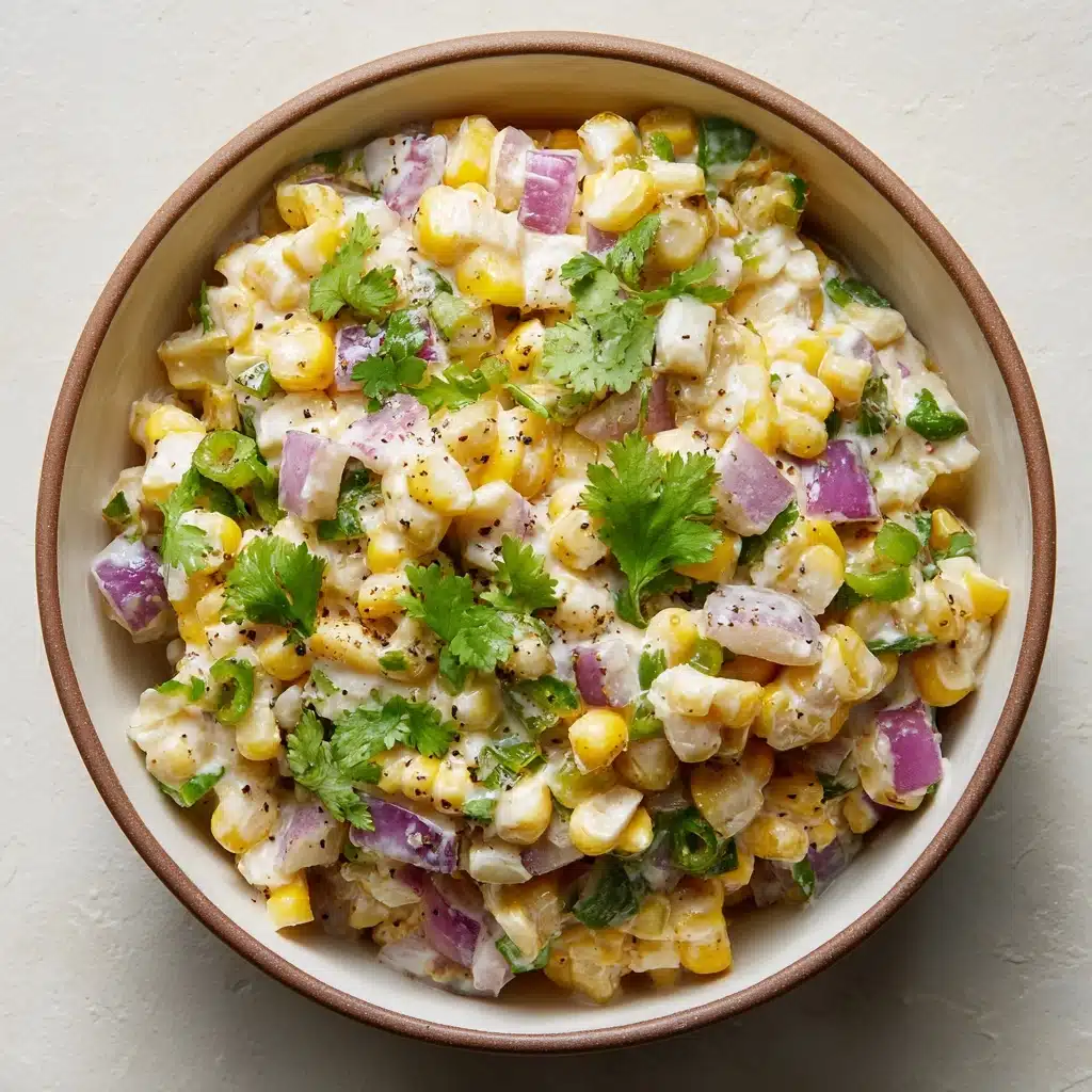 Creamy Mexican Street Corn Salad with a Kick Recipe - Recipe Image