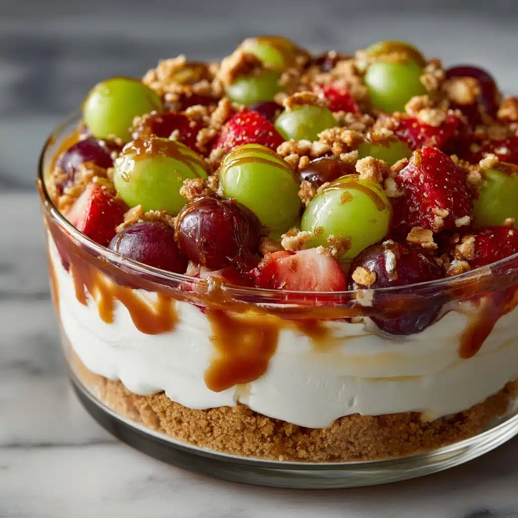 Caramel Crunch Cheesecake Fruit Salad Recipe - Recipe Image