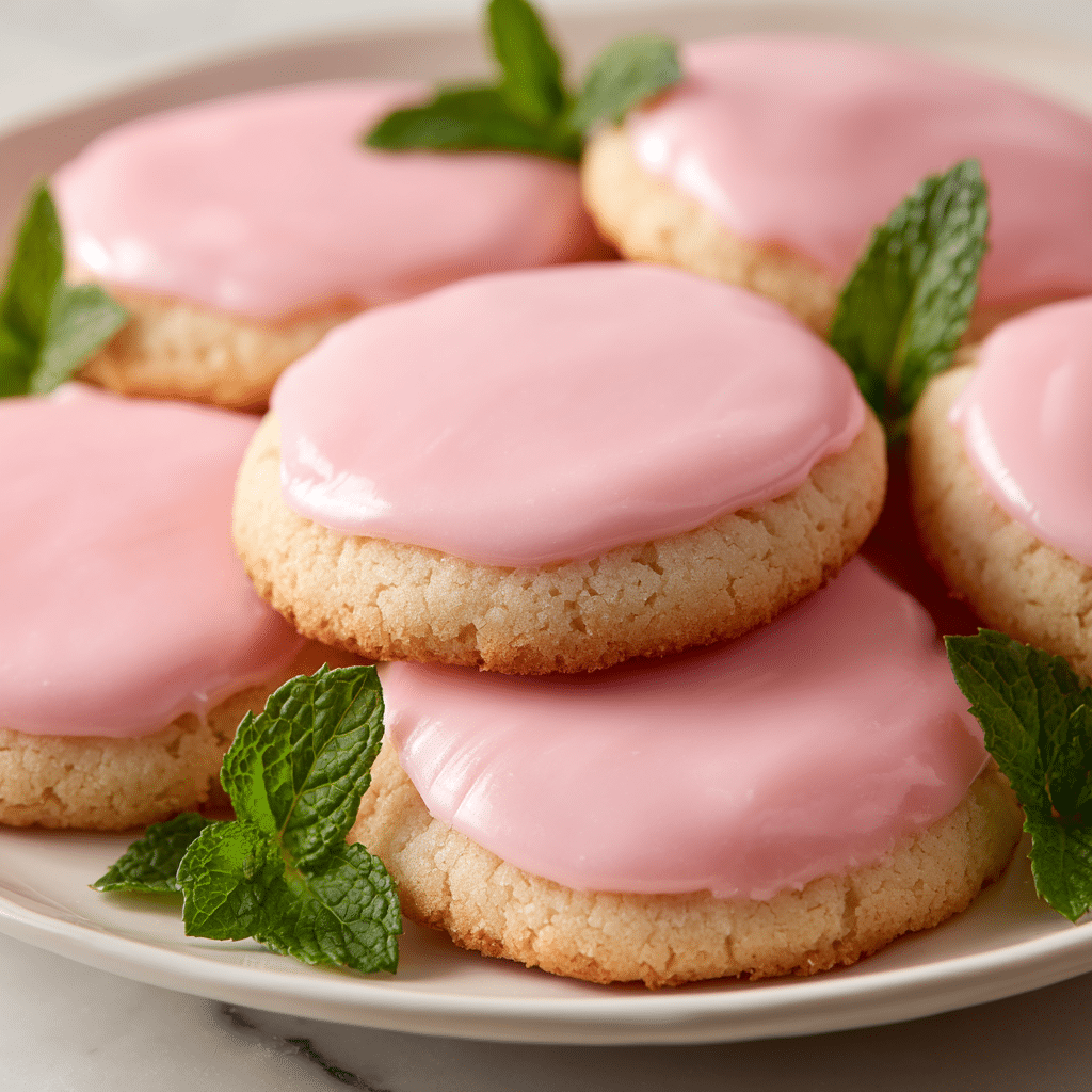 Strawberry Lemonade Melt Away Cookies Recipe - Recipe Image