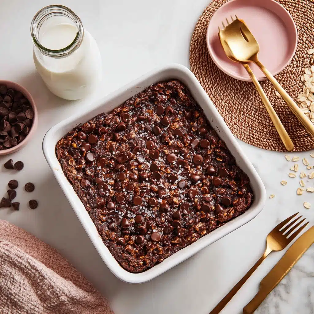 Brownie Baked Oatmeal Recipe - Recipe Image