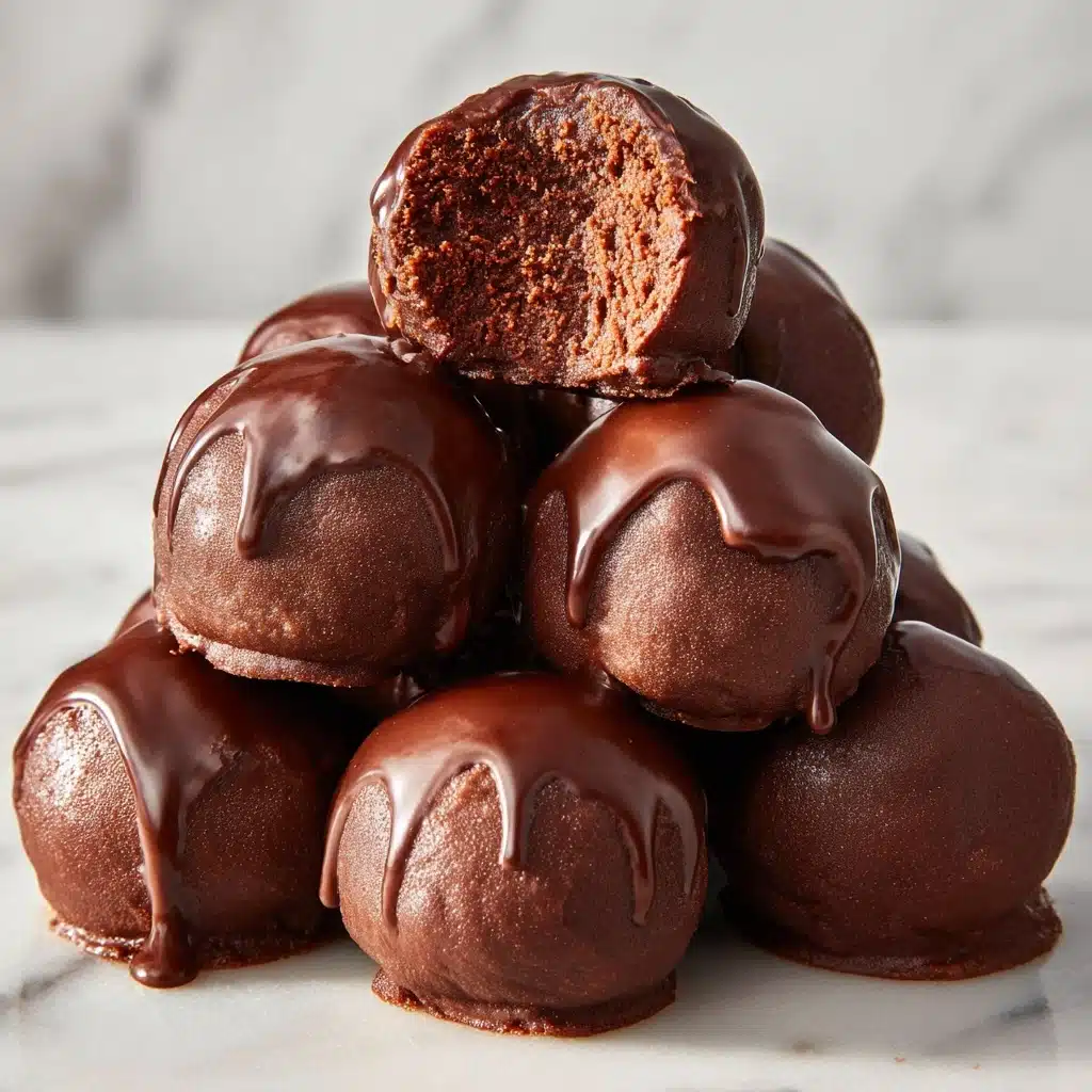 No-Bake Cottage Cheese Brownie Batter Protein Bites Recipe - Recipe Image