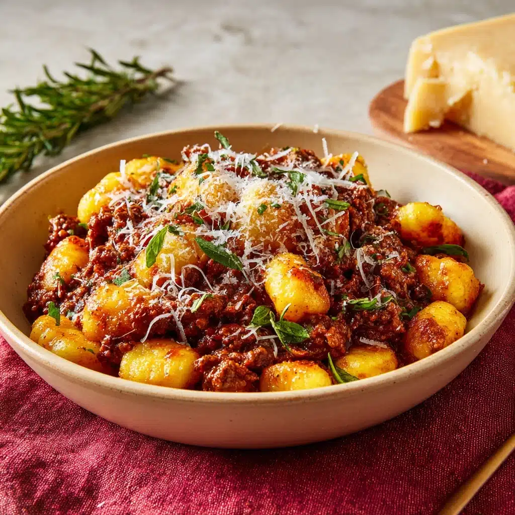 Gnocchi Bolognese Recipe - Recipe Image