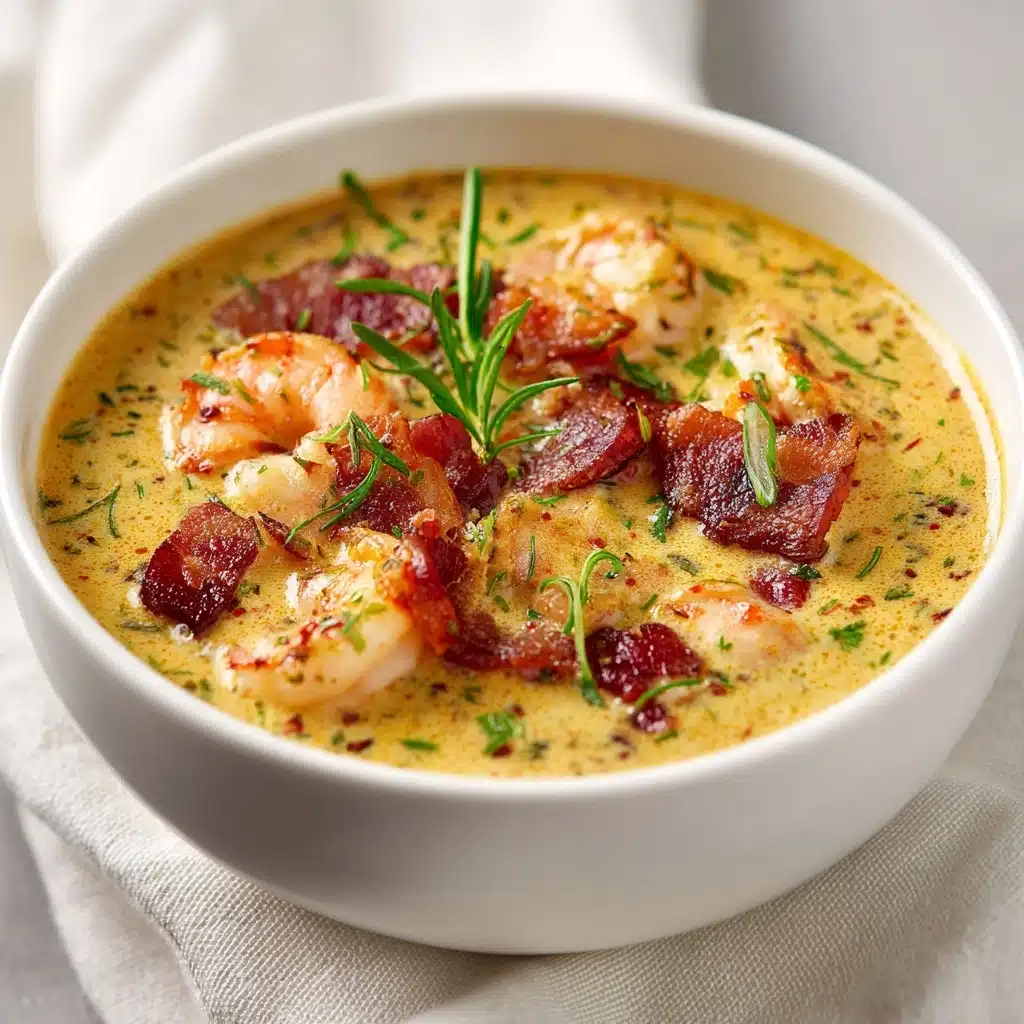 Bacon, Shrimp and Corn Chowder Recipe - Recipe Image