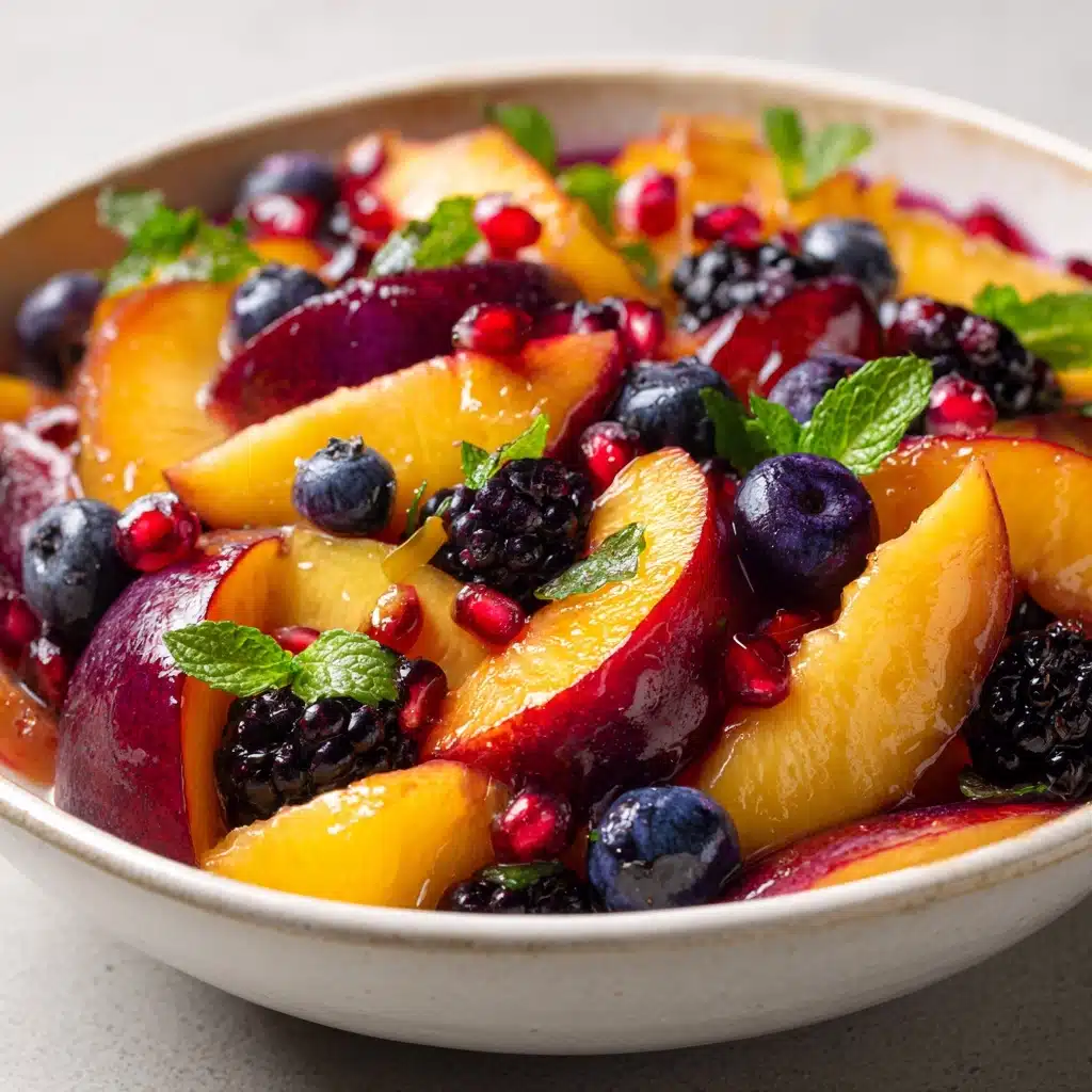 Summer Peach Fruit Salad Recipe - Recipe Image