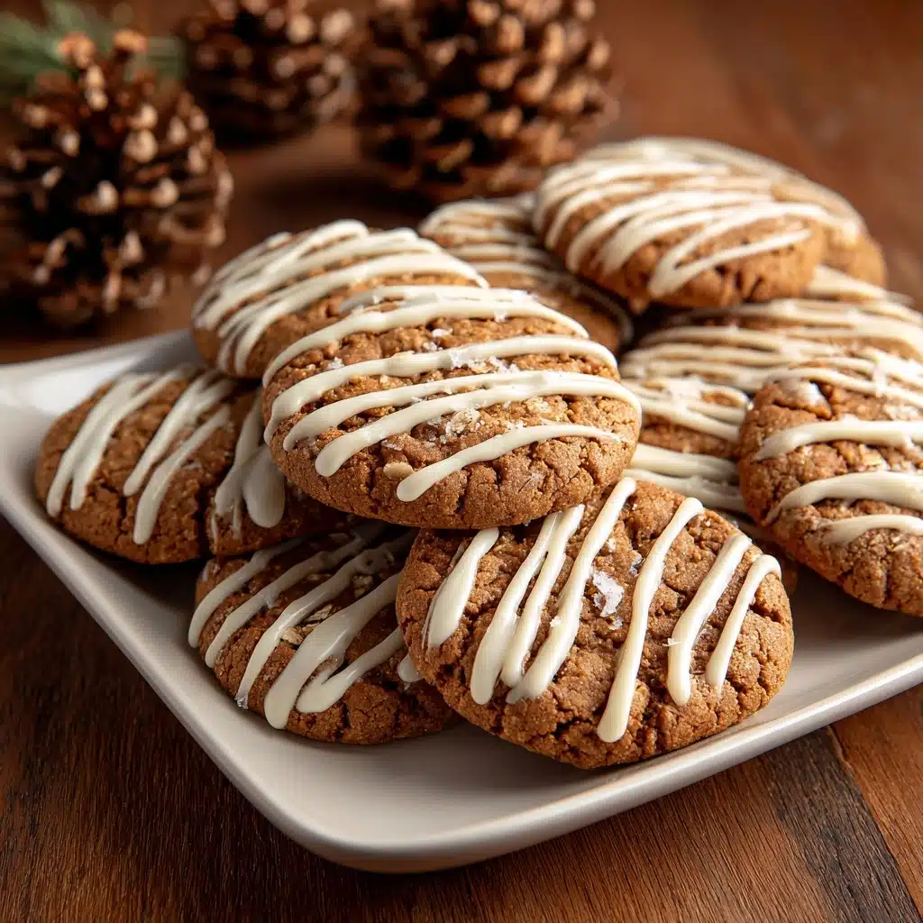 Gingerbread Breakfast Cookies (gluten-free, dairy-free, vegan option) - Recipe Image