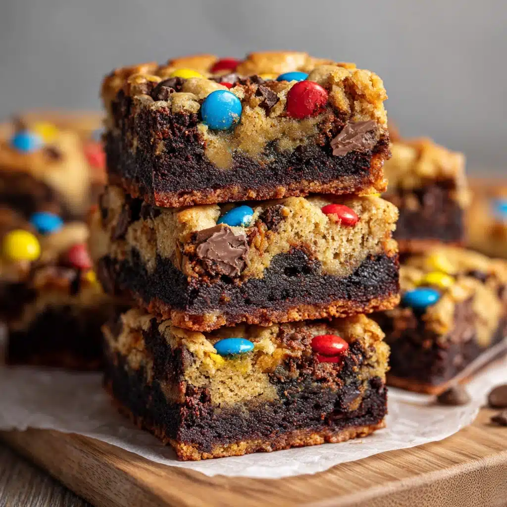 Monster Cookie Fudgy Brownies Recipe - Recipe Image