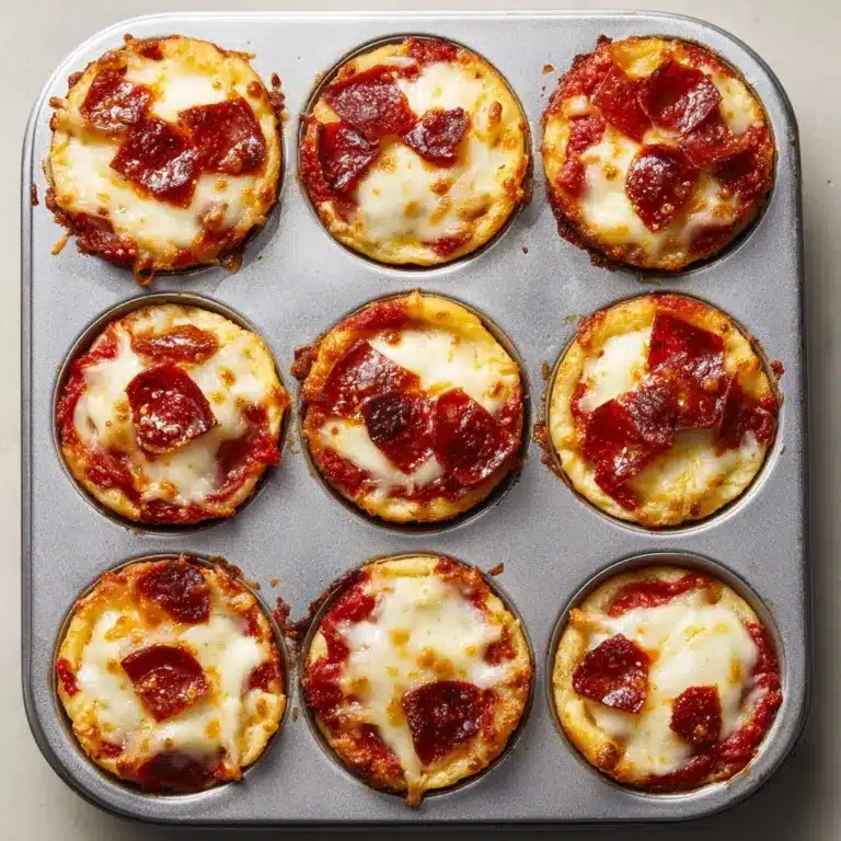 Mini High Protein Cottage Cheese Pizzas (Gluten Free, Low Carb)