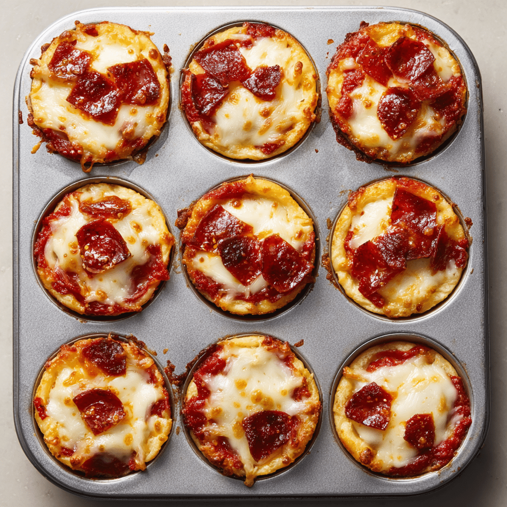 Mini High Protein Cottage Cheese Pizzas (Gluten Free, Low Carb) - Recipe Image