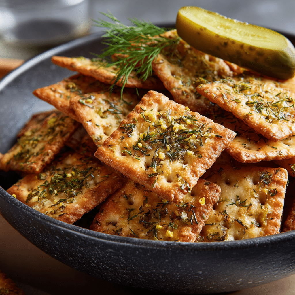 Dill Pickle Chex Mix: A Tangy Snack Sensation Recipe - Recipe Image