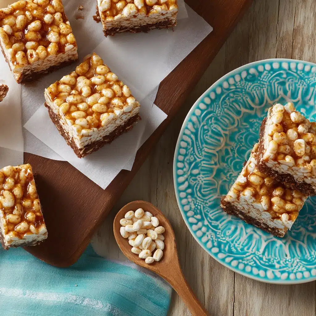 Root Beer Float Rice Krispie Treats Recipe - Recipe Image