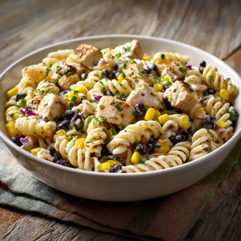 BBQ Chicken Pasta Salad: A High-Protein, Flavor-Packed Meal Recipe