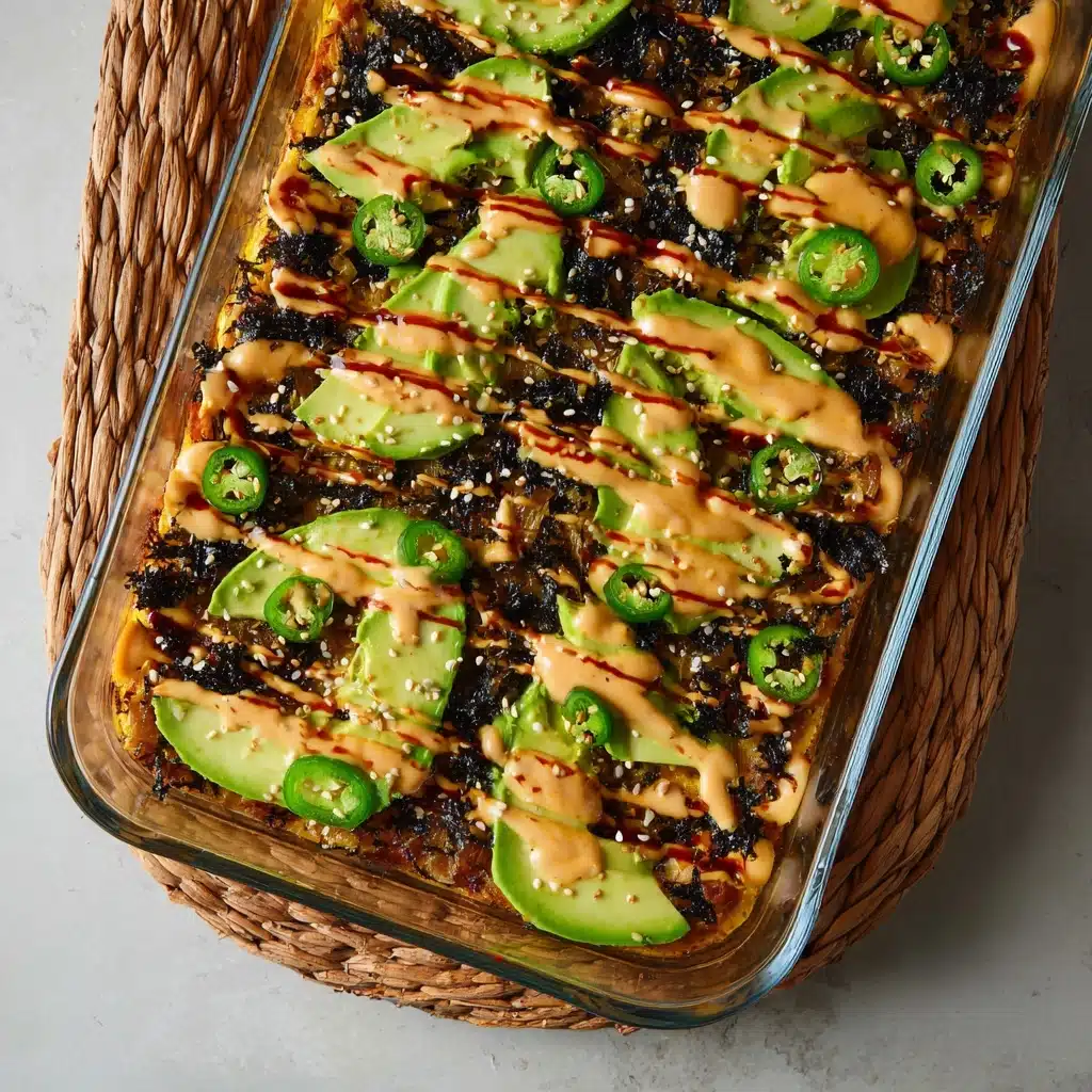 Spicy Salmon Sushi Bake Recipe - Recipe Image