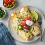 Keto White Chicken Enchiladas Recipe