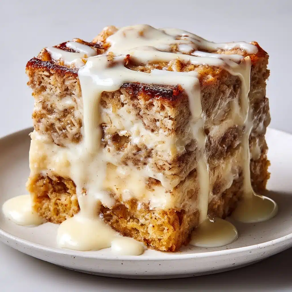High-Protein Cinnamon Roll Baked Oatmeal Recipe - Recipe Image