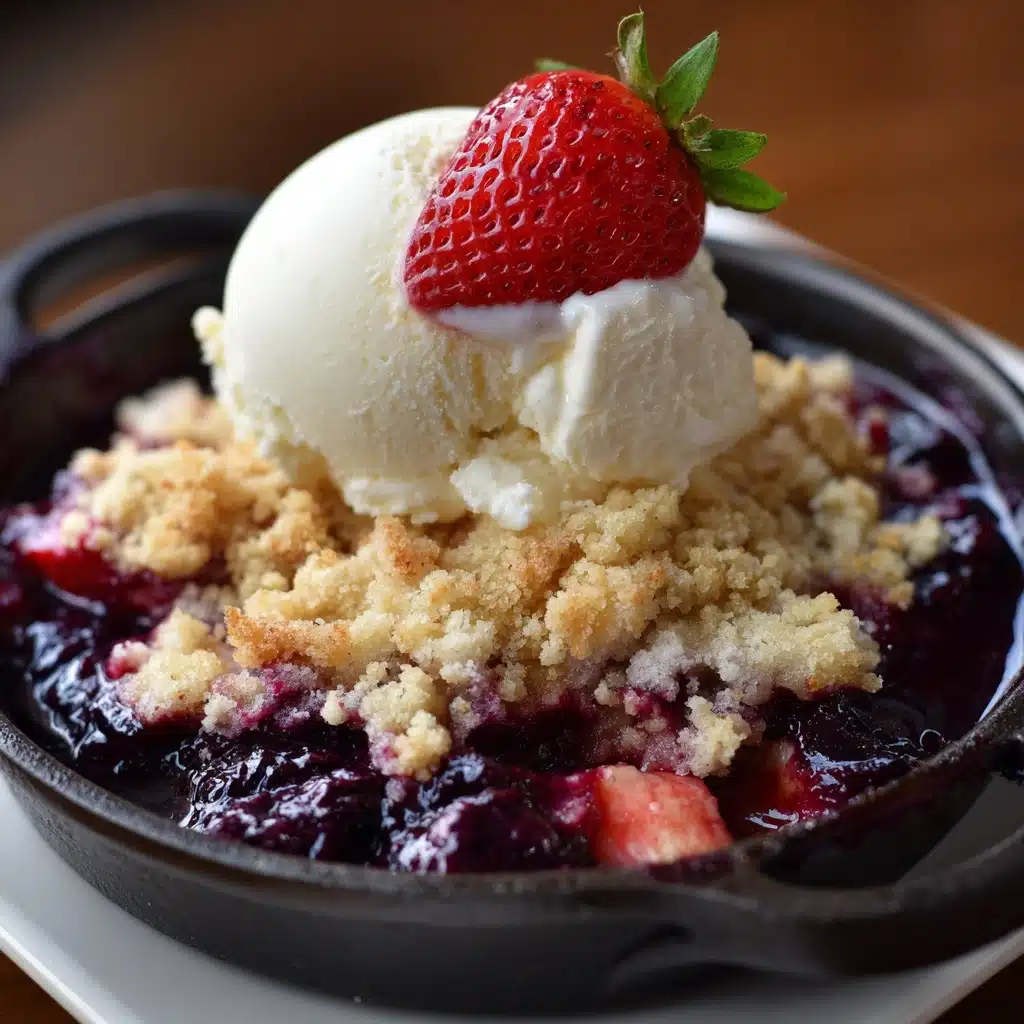 Mixed Berry Sugar Cookie Cobbler Recipe - Recipe Image