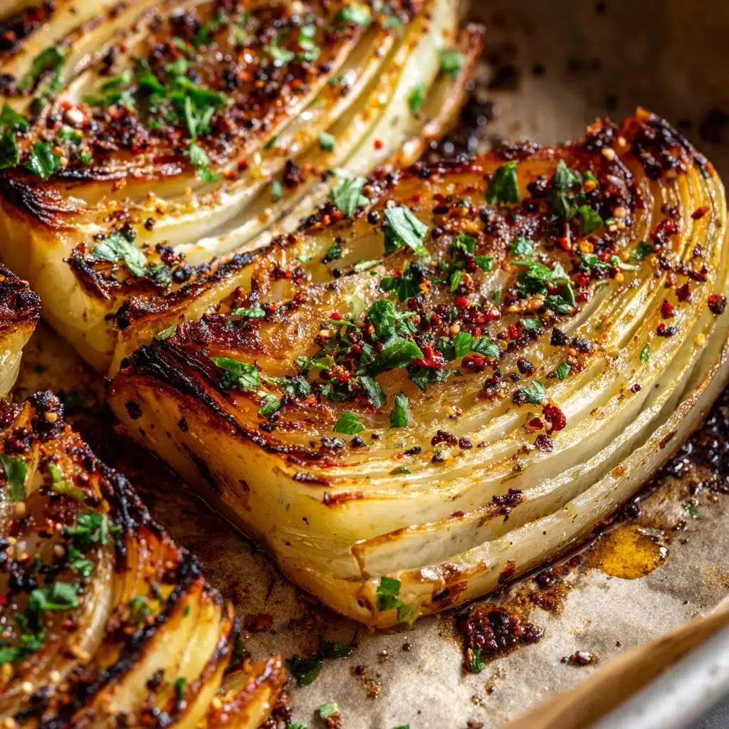 Garlic Butter Roasted Cabbage Steaks Recipe - Recipe Image