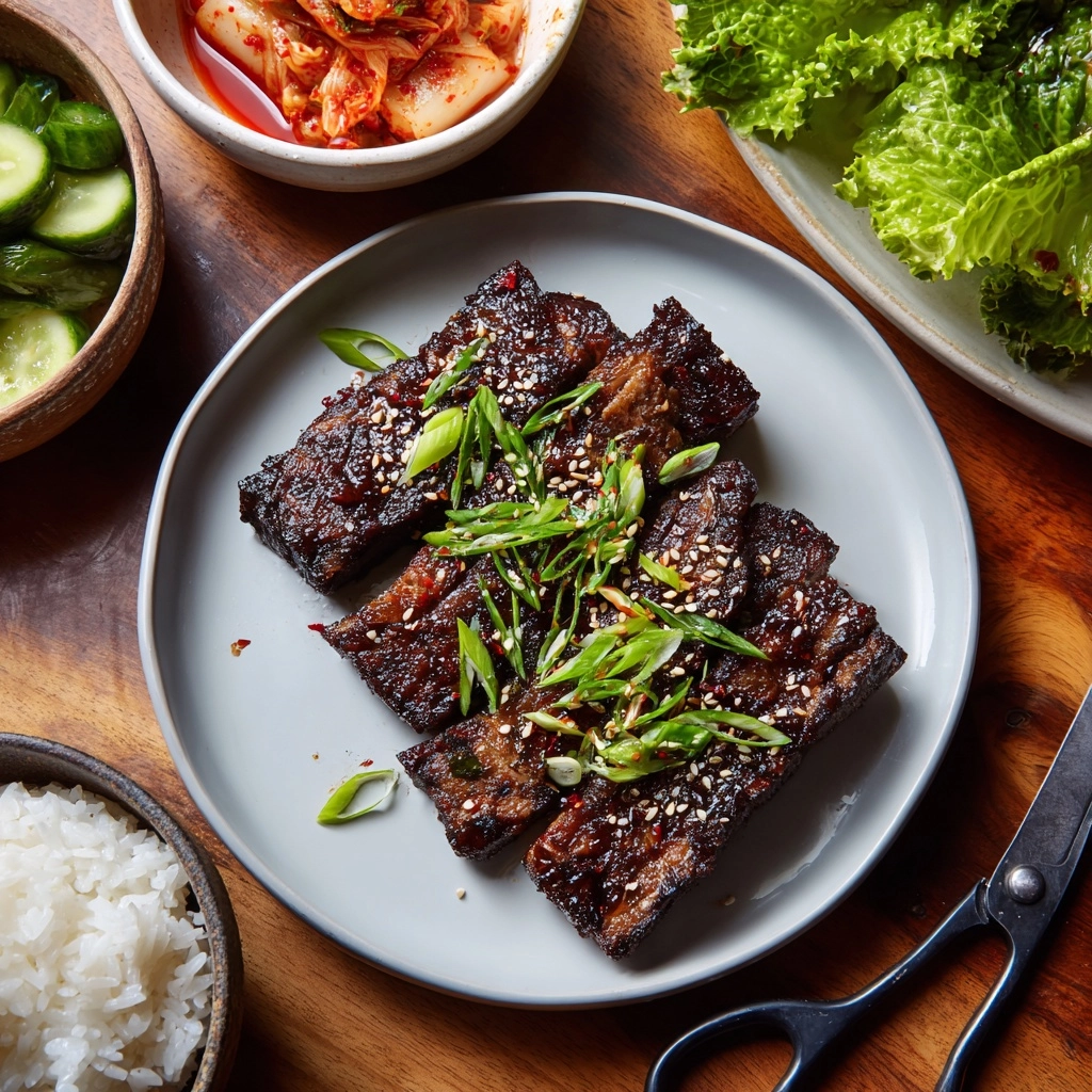 LA Galbi (Korean Marinated Short Ribs) Recipe - Recipe Image