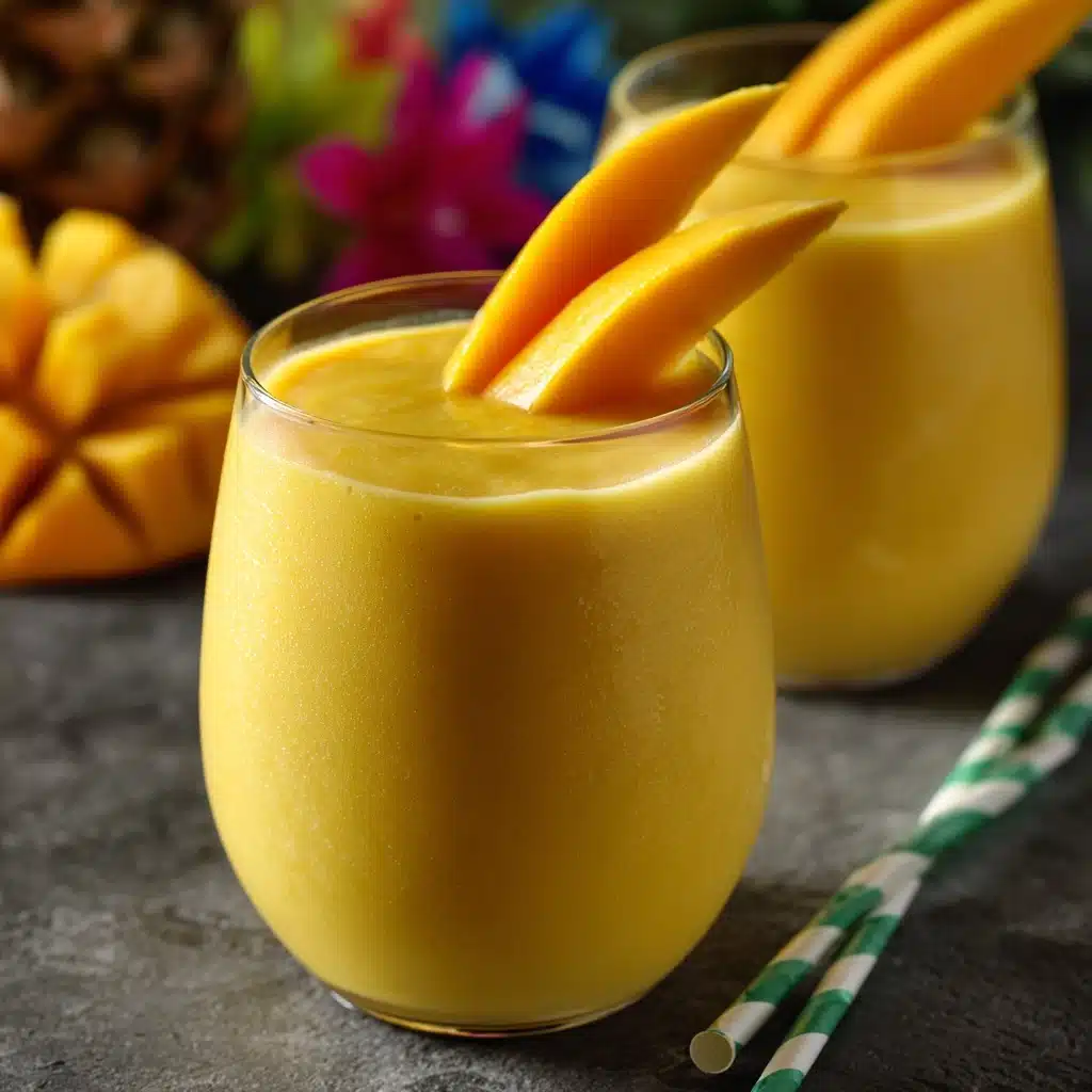 McDonald's Mango Smoothie Copycat Recipe - Recipe Image