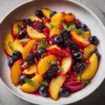 Summer Peach Fruit Salad Recipe
