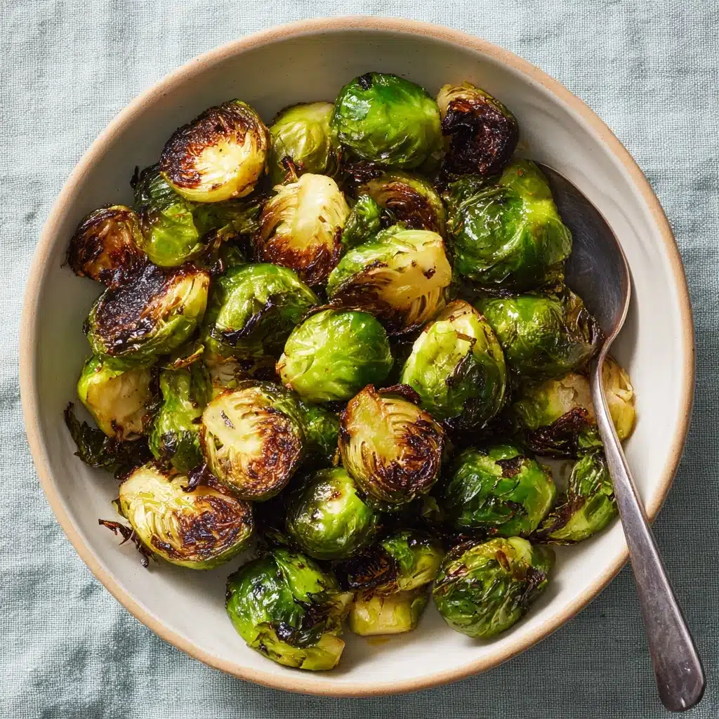 Roasted Brussels Sprouts with Balsamic Vinegar & Honey Recipe - Recipe Image