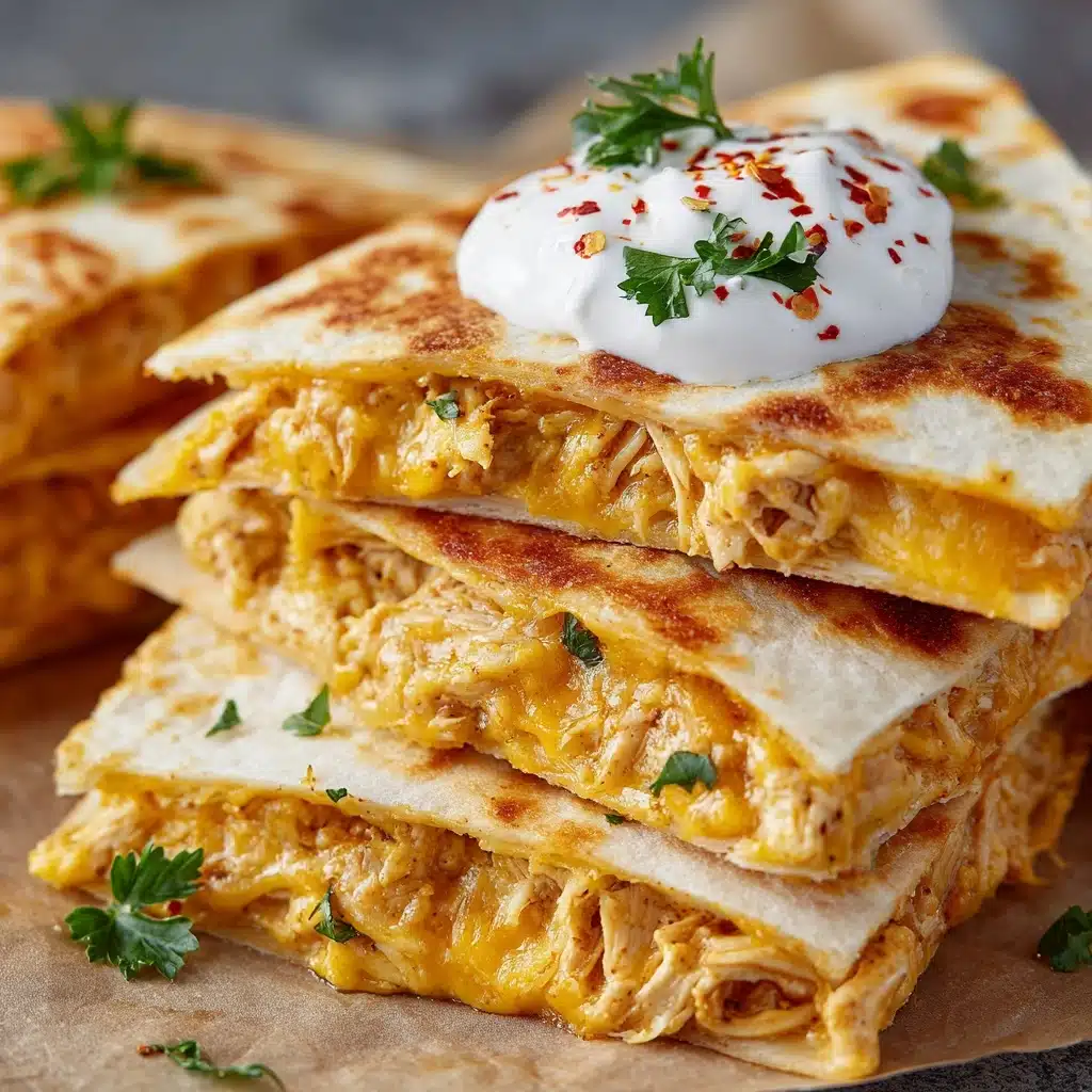 Chicken Cordon Bleu Quesadillas Recipe - Recipe Image
