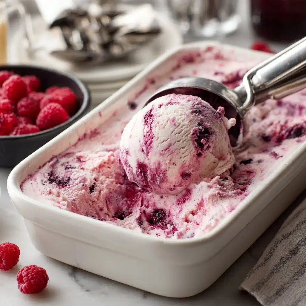 Memorial Day Berry Frozen Yogurt Recipe - Recipe Image