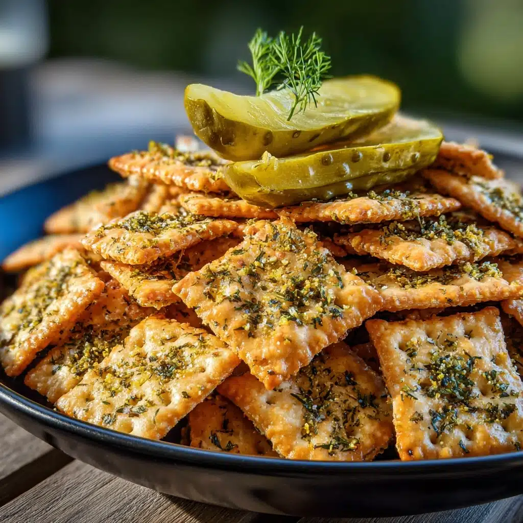 Dill Pickle Chex Mix: A Tangy Snack Sensation Recipe - Recipe Image