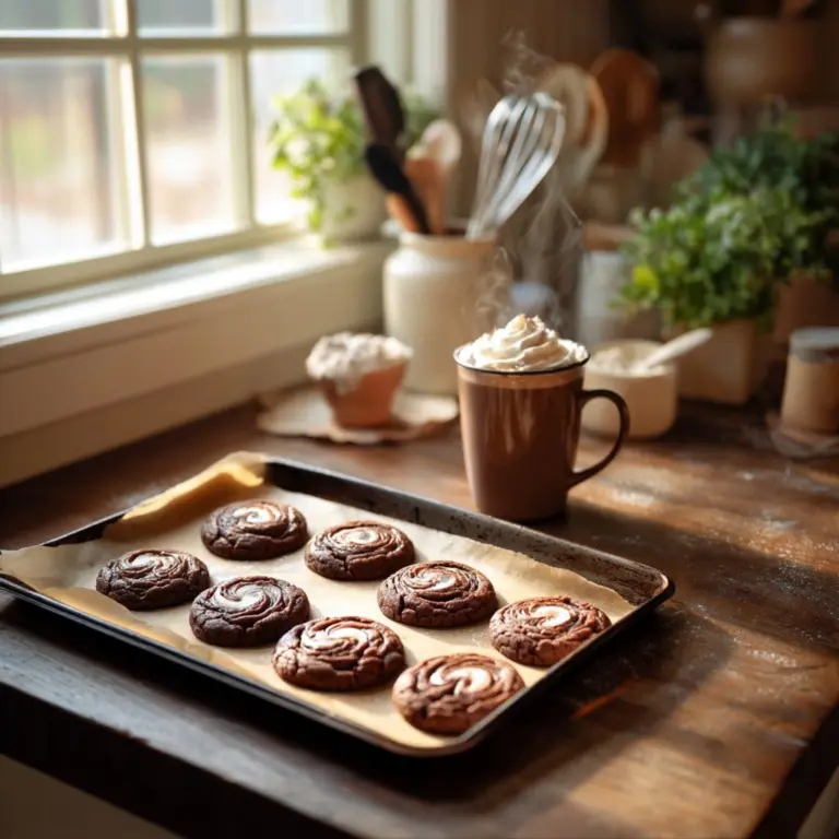 Chocolate Marshmallow Swirl Cookies Recipe