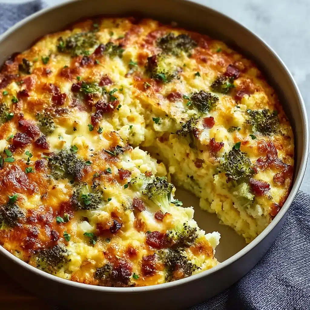 Loaded Cauliflower and Broccoli Casserole Recipe