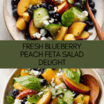 Blueberry Peach Feta Salad Recipe