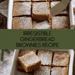 Gingerbread Brownies Recipe