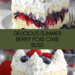 Summer Berry Poke Cake Recipe
