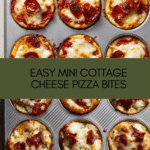 Mini High Protein Cottage Cheese Pizzas (Gluten Free, Low Carb)