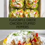 Greek Chicken Stuffed Peppers Recipe