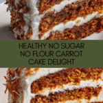 No Sugar No Flour Carrot Cake | Healthy & Delicious Recipe