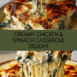 Chicken and Spinach Casserole with Cream Cheese Recipe