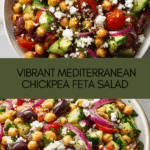 Mediterranean Chickpea Feta Salad Recipe