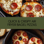 Air Fryer Bagel Pizzas Recipe