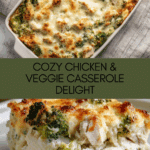 Broccoli Cauliflower Rice Chicken Casserole Recipe