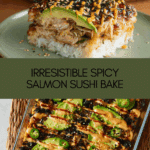 Spicy Salmon Sushi Bake Recipe