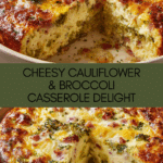 Loaded Cauliflower Broccoli Casserole Recipe